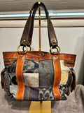 Vintage Coach Denim Shoulder Bag Model 10002 – Rare Style