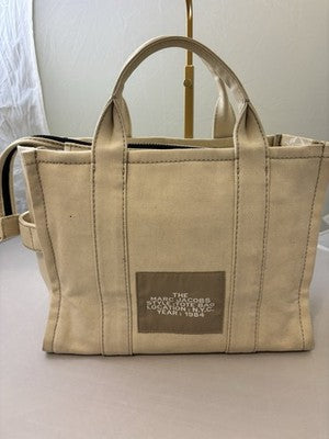 MARC JACOBS IVORY "THE TOTE BAG" MEDIUM