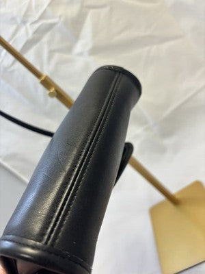 COACH CHRISTIE Black Leather Crossbody Purse 9892 USA