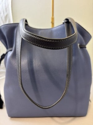 COACH BLUE LEATHER ANDY TOTE EXCELLENT!!! CA200   FREE SHIPPING!!