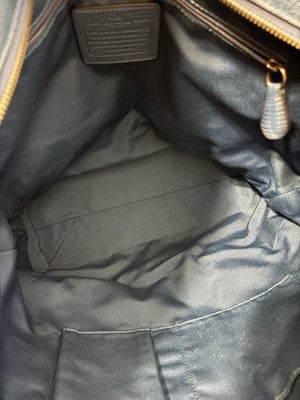 COACH BLUE LEATHER ANDY TOTE EXCELLENT!!! CA200