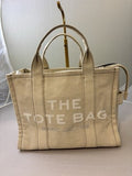 MARC JACOBS IVORY "THE TOTE BAG" MEDIUM