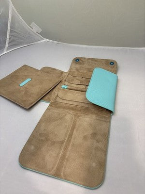 ✨ NEW Tiffany & Co. Tiffany Blue Leather Fold-Out Jewelry Case ✨