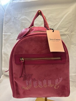 JUICY COUTURE PINK VELVET NWT BACKPACK --FREE SHIPPING!!