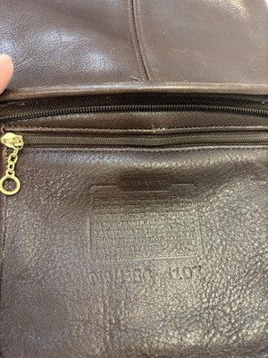 COACH VINTAGE MAHOGANY 4107 SOHO MINI BASKET BAG 1998 FREE SHIPPING