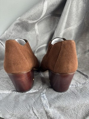 Coach Perri Suede Booties – Brown – Size 8 – New Condition