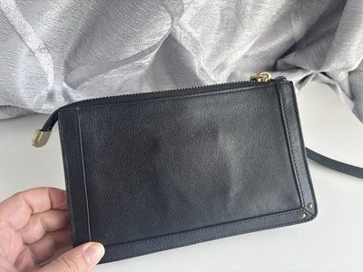 Coach Dreamer Wristlet Signature Glovetanned Leather 73956 Black-FREE SHIPPING!