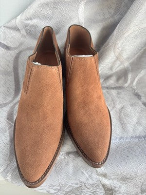 Coach Perri Suede Booties – Brown – Size 8 – New Condition