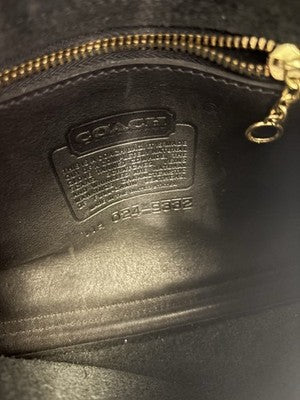 COACH CHRISTIE Black Leather Crossbody Purse 9892 USA
