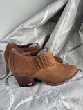Coach Perri Suede Booties – Brown – Size 8 – New Condition