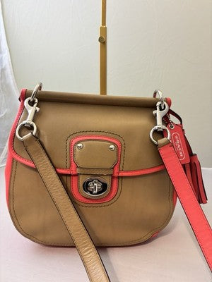 WILLIS ARCHIVAL TAN AND NEON CORAL 22409-FREE SHIPPING!!