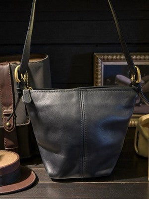 Coach 4130 Navy McDougal Legacy Vintage 1993 Crossbody Bucket Bag