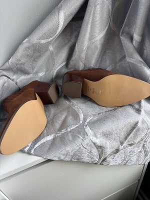 Coach Perri Suede Booties – Brown – Size 8 – New Condition