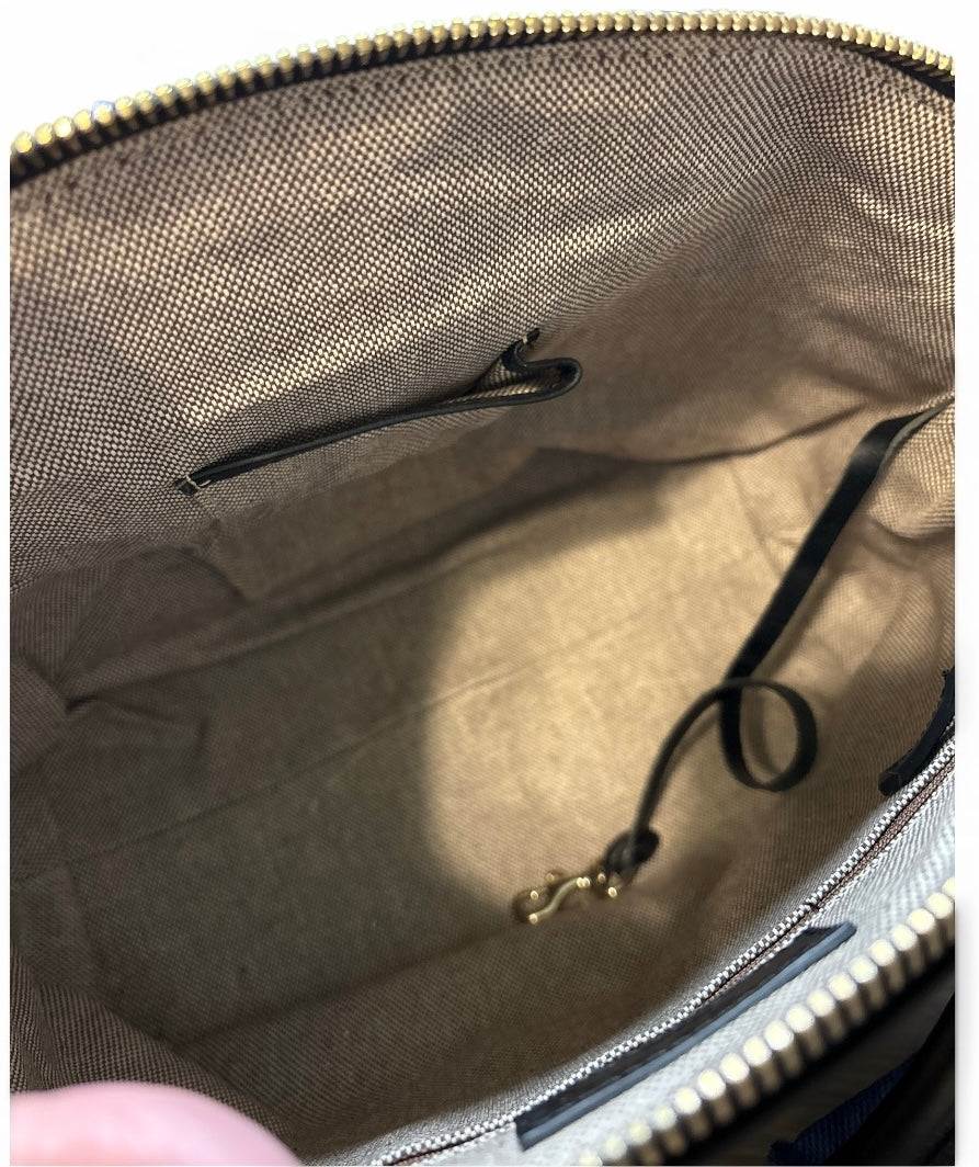 Dooney & Bourke Black Vachetta Florentine Top Handle Bag