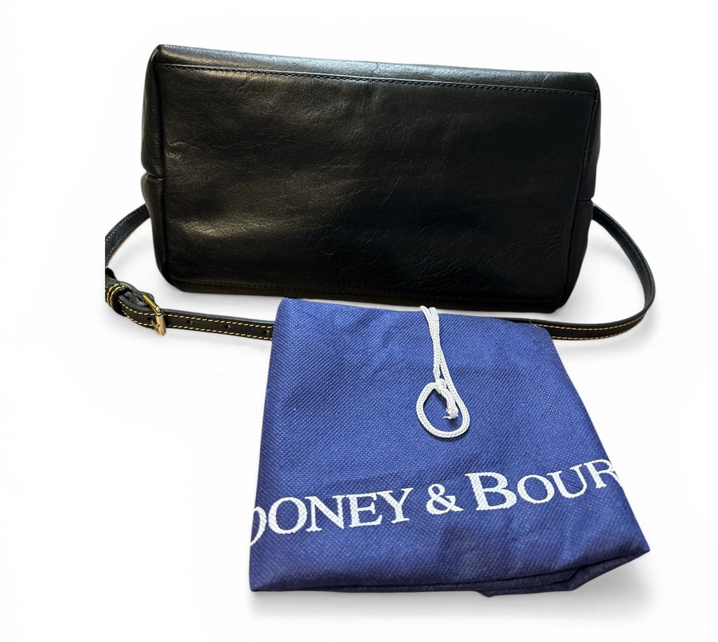 Dooney & Bourke Black Vachetta Florentine Top Handle Bag