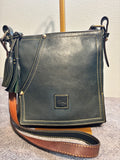 Dooney & Bourke Florentine Huntington Green Leather Crossbody Bag