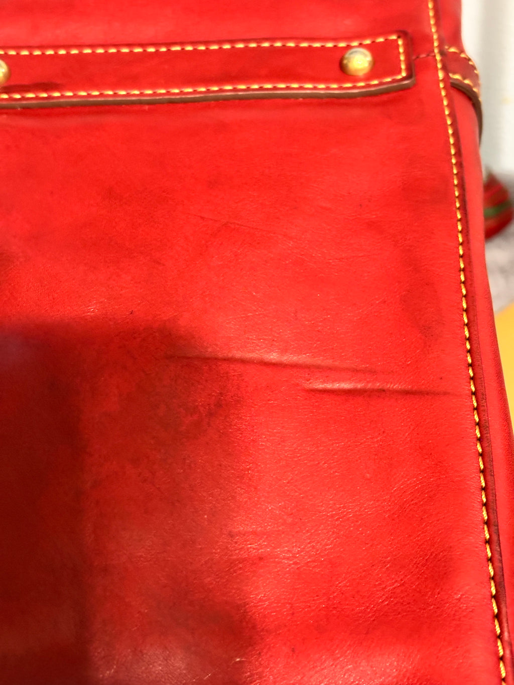Dooney & Bourke Florentine Smith Bag Purple Red Leather Satchel
