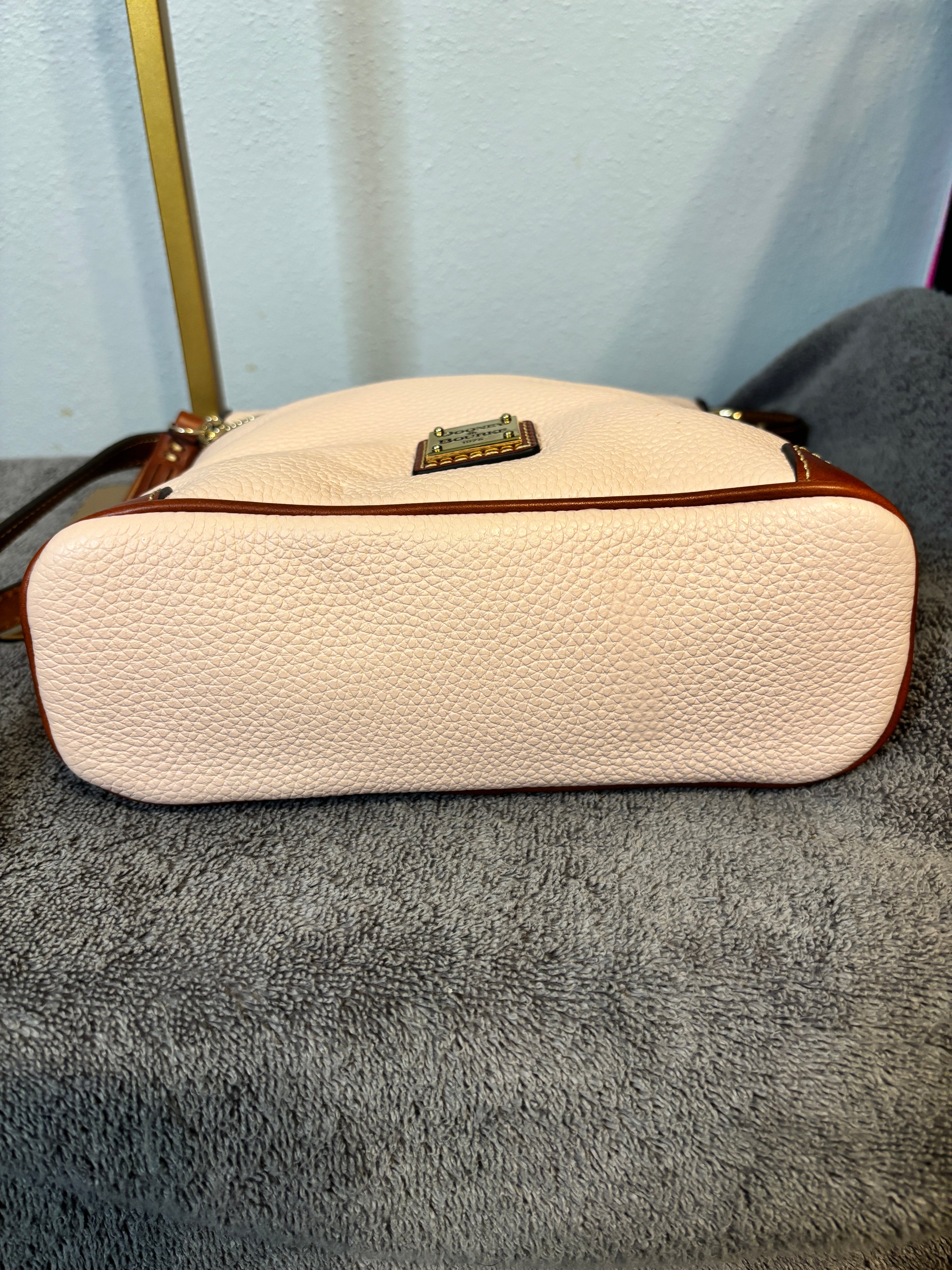 Dooney & Bourke Pink Pebble Leather Crossbody