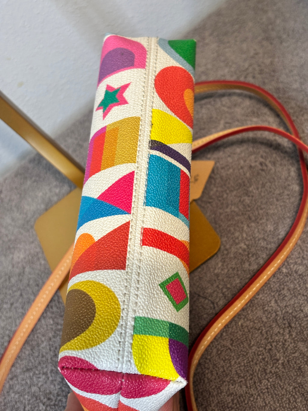 Dooney & Bourke Art Deco Lexi Crossbody Bag Colorful Print