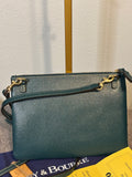 Dooney & Bourke Teal Saffiano Leather Crossbody Bag NWOT