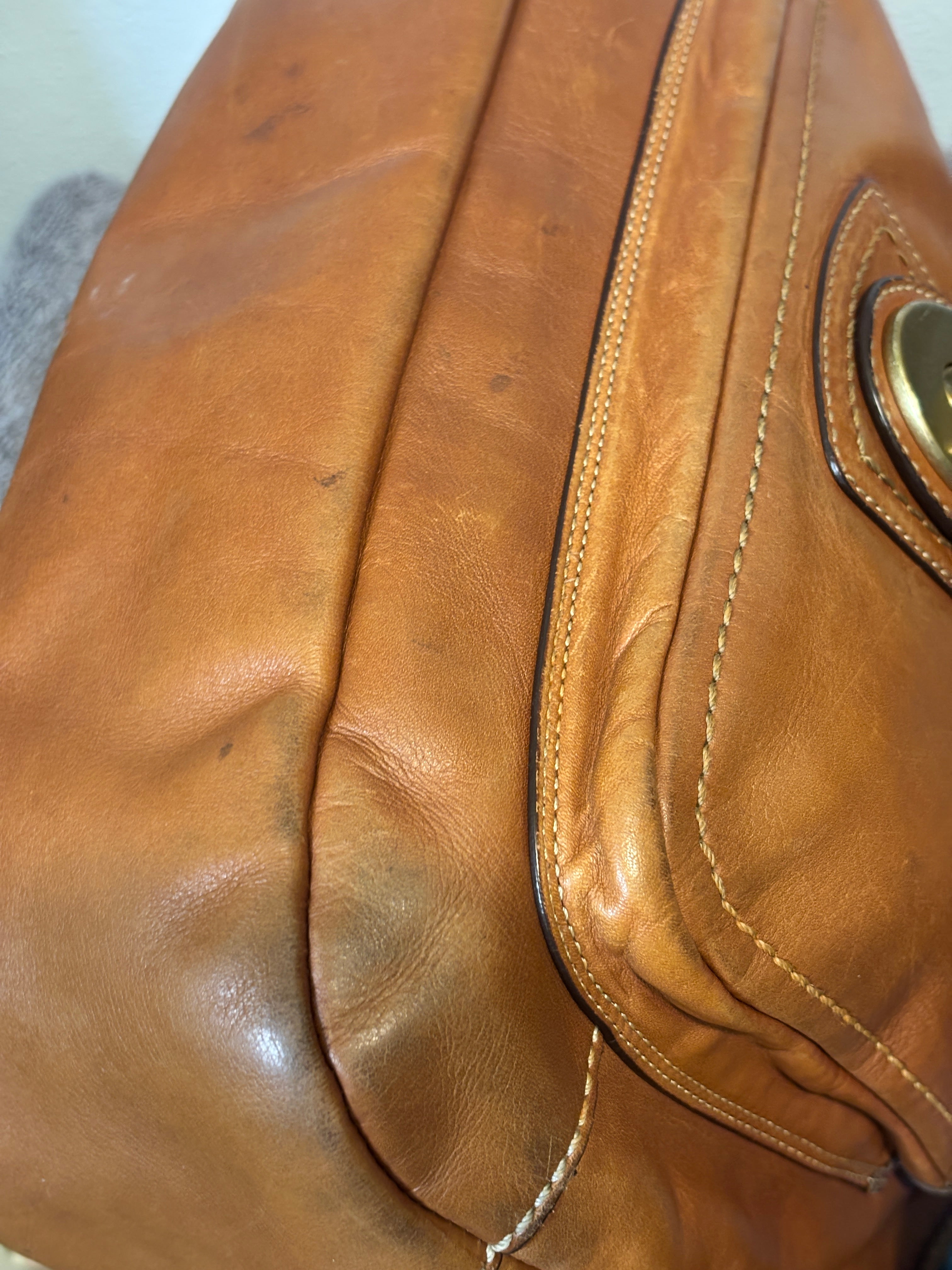 Coach Legacy Ali Flap Bag 12854 British Tan Leather Crossbody Shoulder Bag