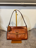 Dooney & Bourke Cognac Florentine Leather Shoulder w/extras