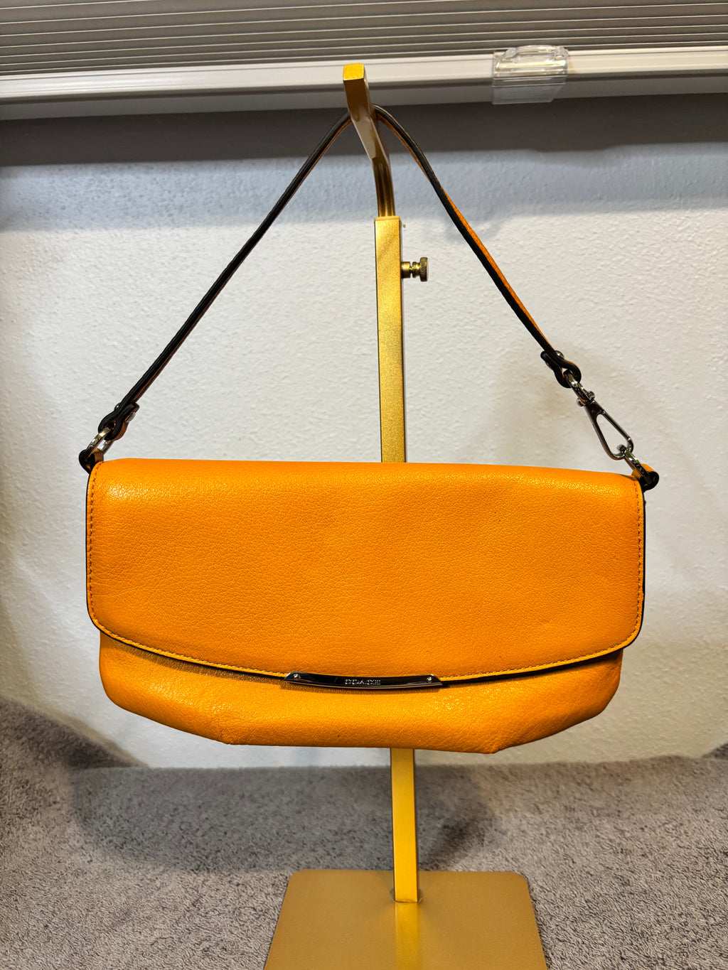 Coach Mandarin Leather Flap Shoulder Bag Clutch Wristlet Convertible