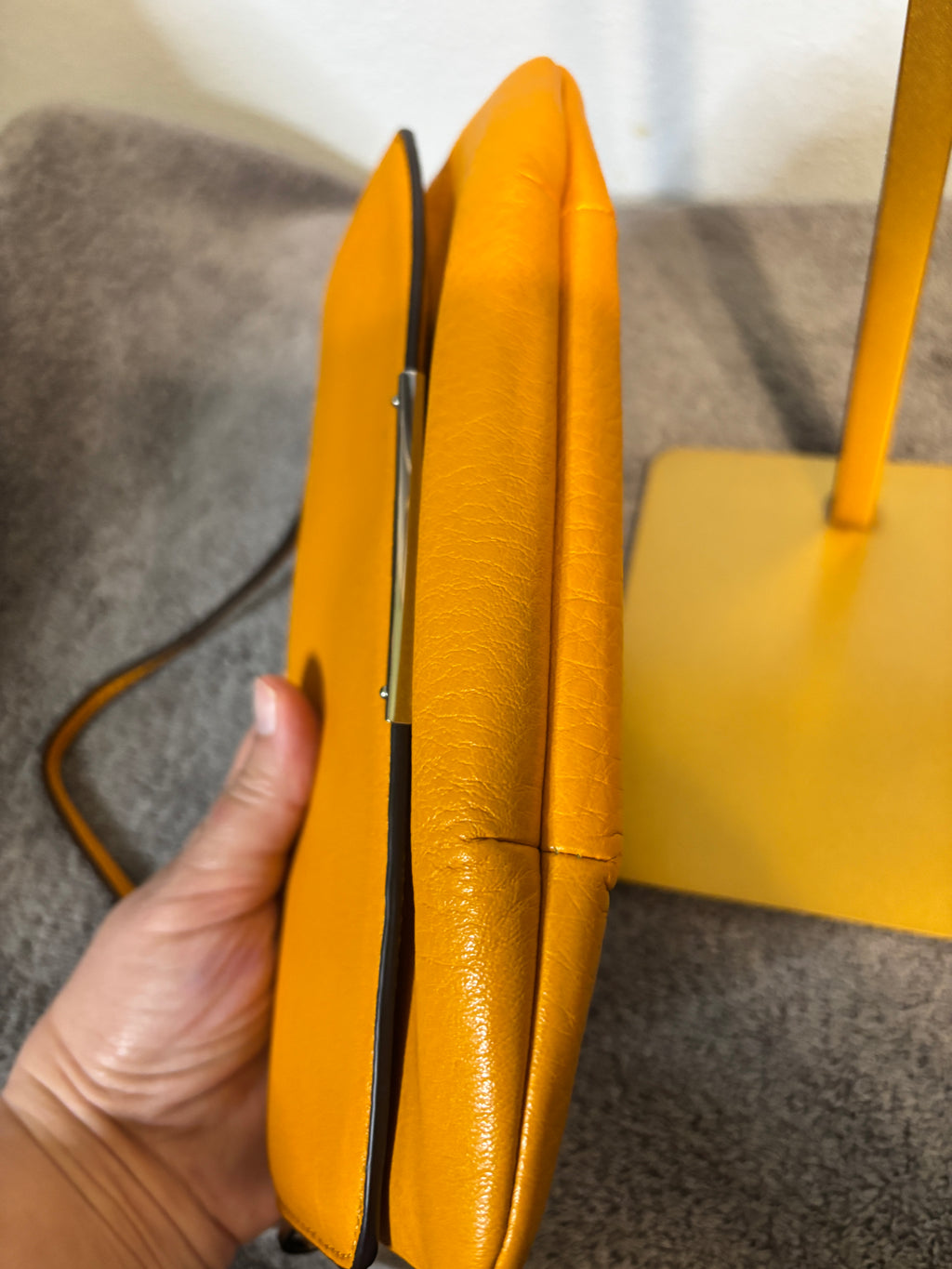 Coach Mandarin Leather Flap Shoulder Bag Clutch Wristlet Convertible