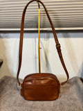 Rare Vintage Coach 4011 Small Camera Bag British Tan Lightweights USA