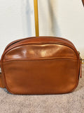 Rare Vintage Coach 4011 Small Camera Bag British Tan Lightweights USA