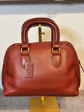 Vintage Coach Baxter Bag 9903 Bordeaux Leather Satchel Pre-1994 USA