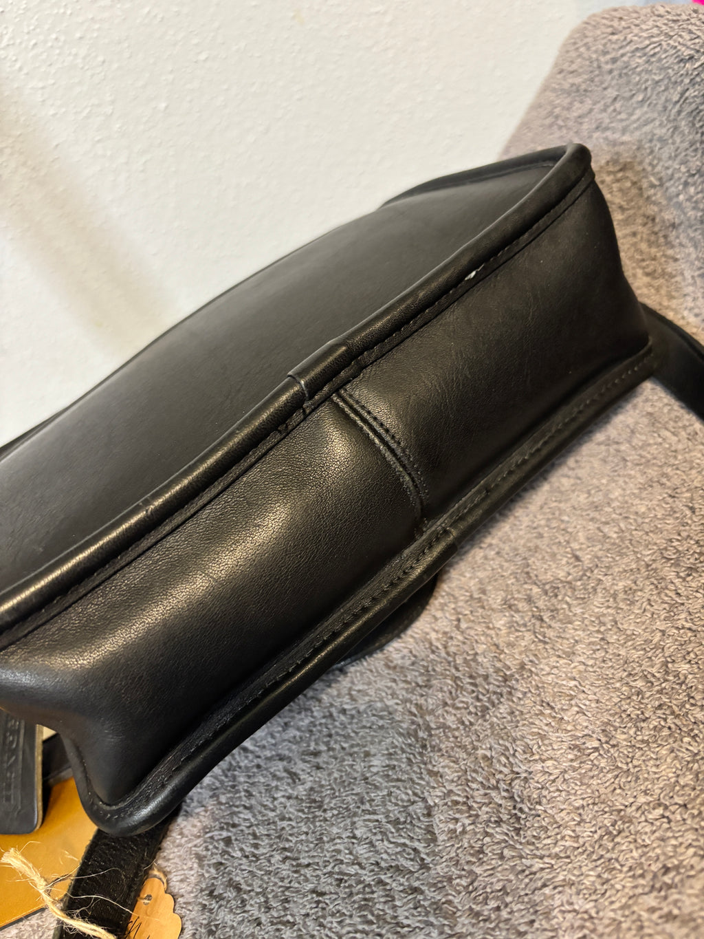 Vintage Coach Blazer Bag Black Leather Crossbody Pre-1994 Rare USA