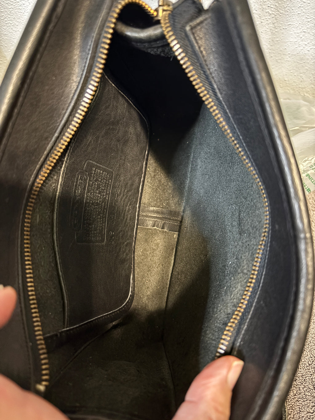 Vintage Coach Blazer Bag Black Leather Crossbody Pre-1994 Rare USA