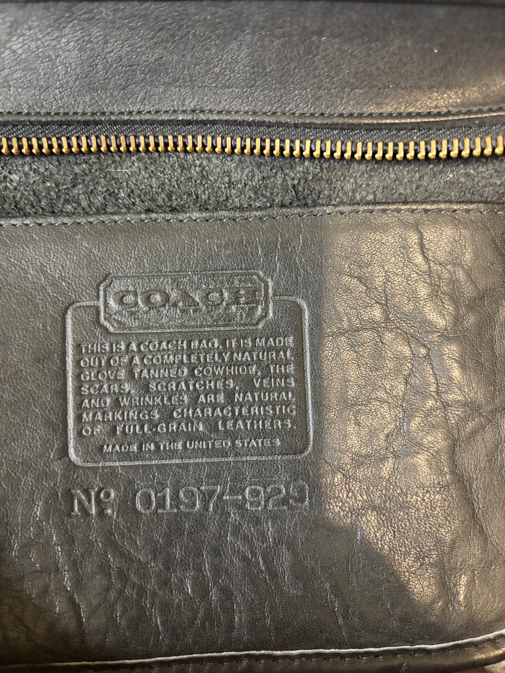 Vintage Coach Blazer Bag Black Leather Crossbody Pre-1994 Rare USA