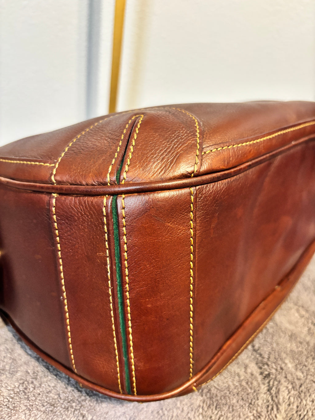 Dooney & Bourke Florentine Side Pocket Hobo Brown Leather