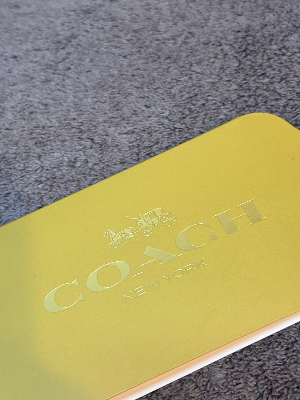 Rare Coach New York Horse Carriage Post-It Notes Notepad Set Gift Stationery