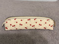 Coach Pencil Case NWT Choose Black, White, Tan Signature or Cherry Print