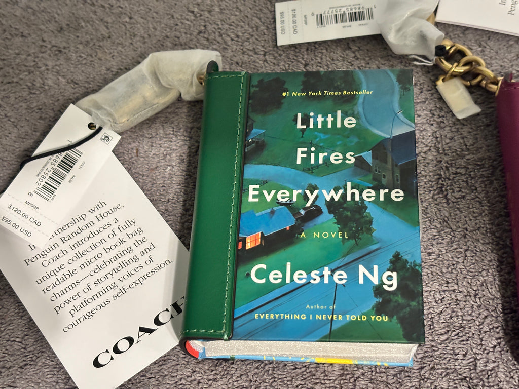 Coach x Penguin Random House Readable Micro Book Bag Charm NWT Choose Title