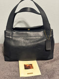 Vintage Coach 4117 Terrace Bag Navy Blue Leather Made in USA