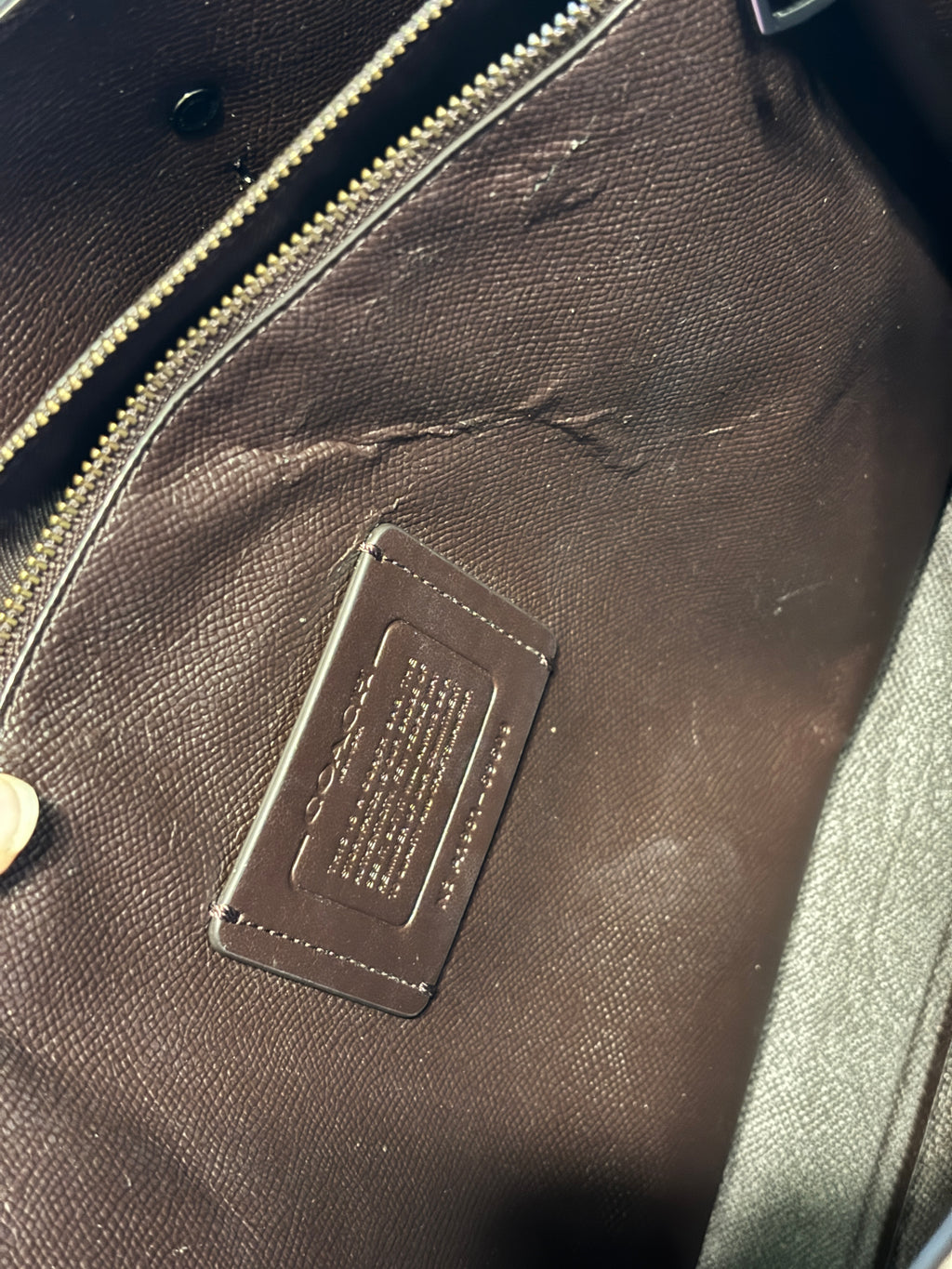 Coach Charlie Carryall Whipstitch Colorblock Almond Cream 69609 Crossbody