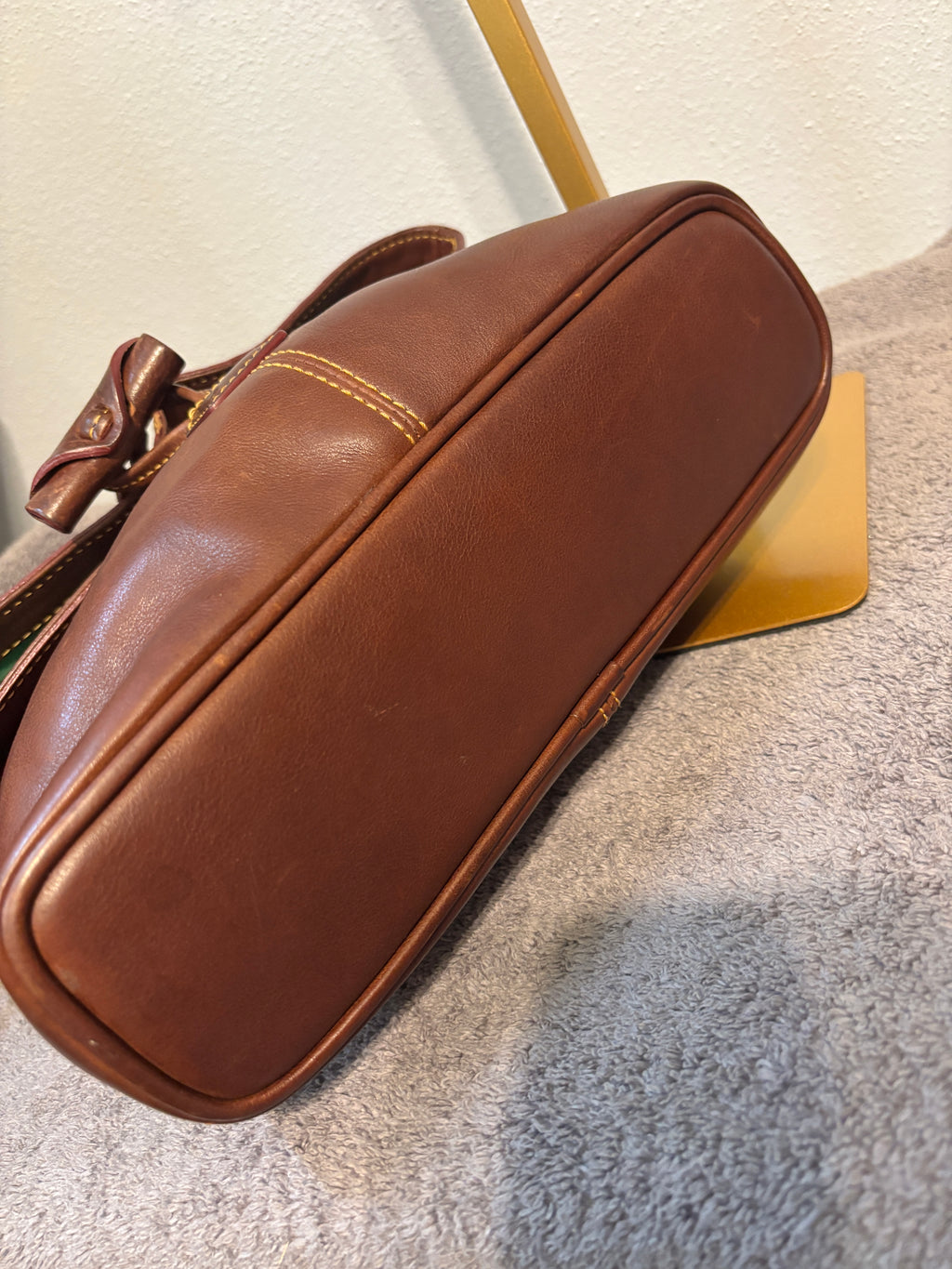 Dooney Bourke Florentine Medium Toggle Crossbody Brown Tmoro Leather