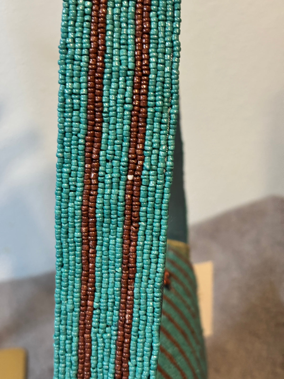 NWT Handmade Las Vegas Nevada Beaded Crossbody Bag From India