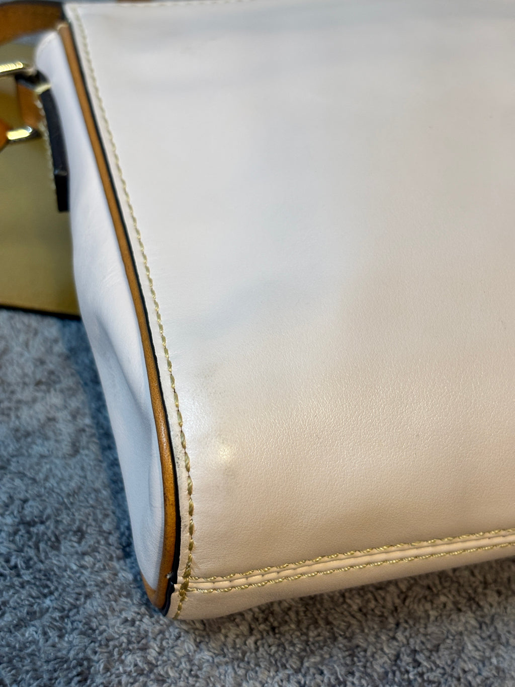 Dooney & Bourke Pale Pink Blush Leather Double Zip Crossbody Bag