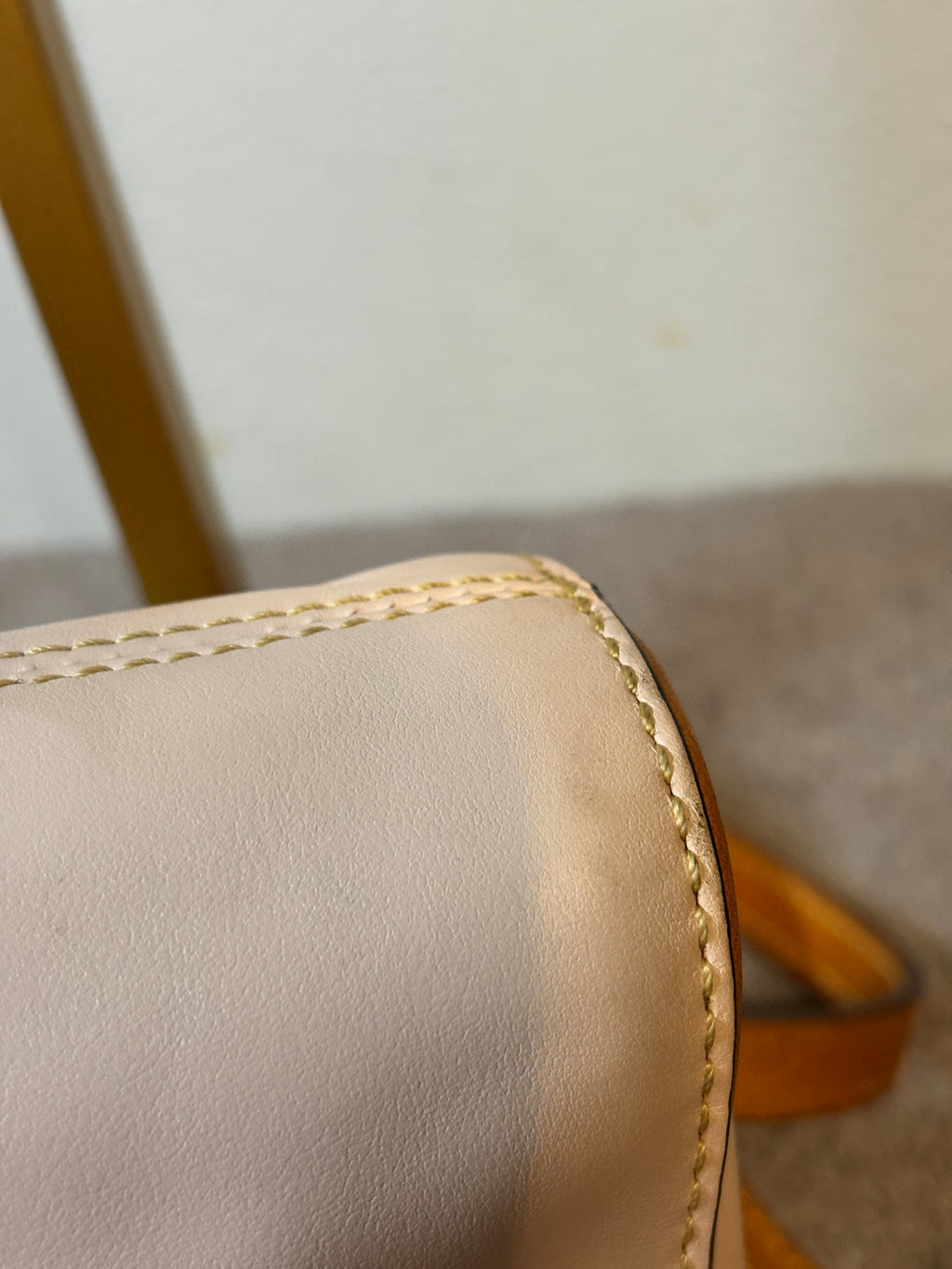 Dooney & Bourke Pale Pink Blush Leather Double Zip Crossbody Bag