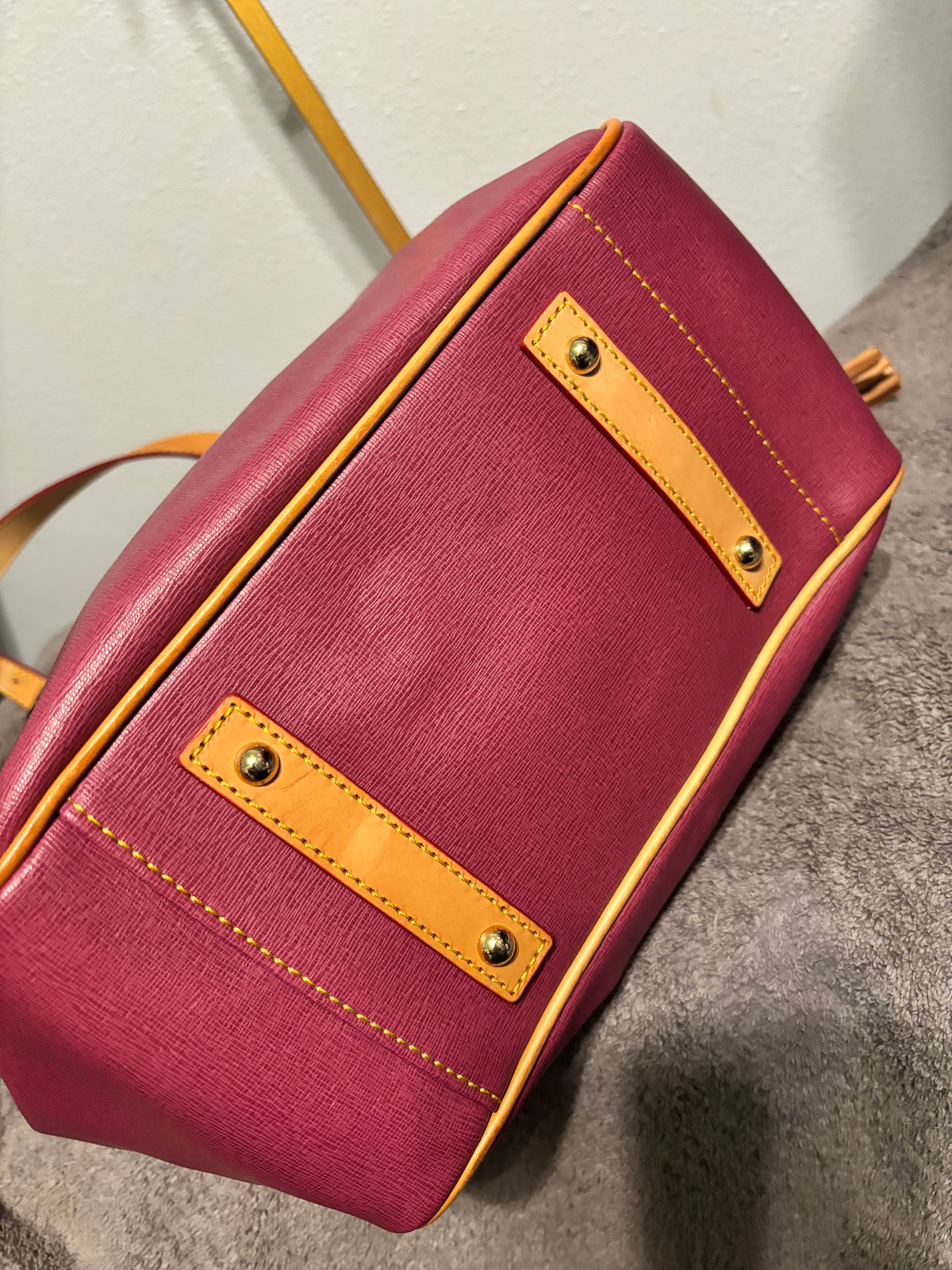 Dooney and Bourke Maddie Saffiano Violet Tote Matching Wallet