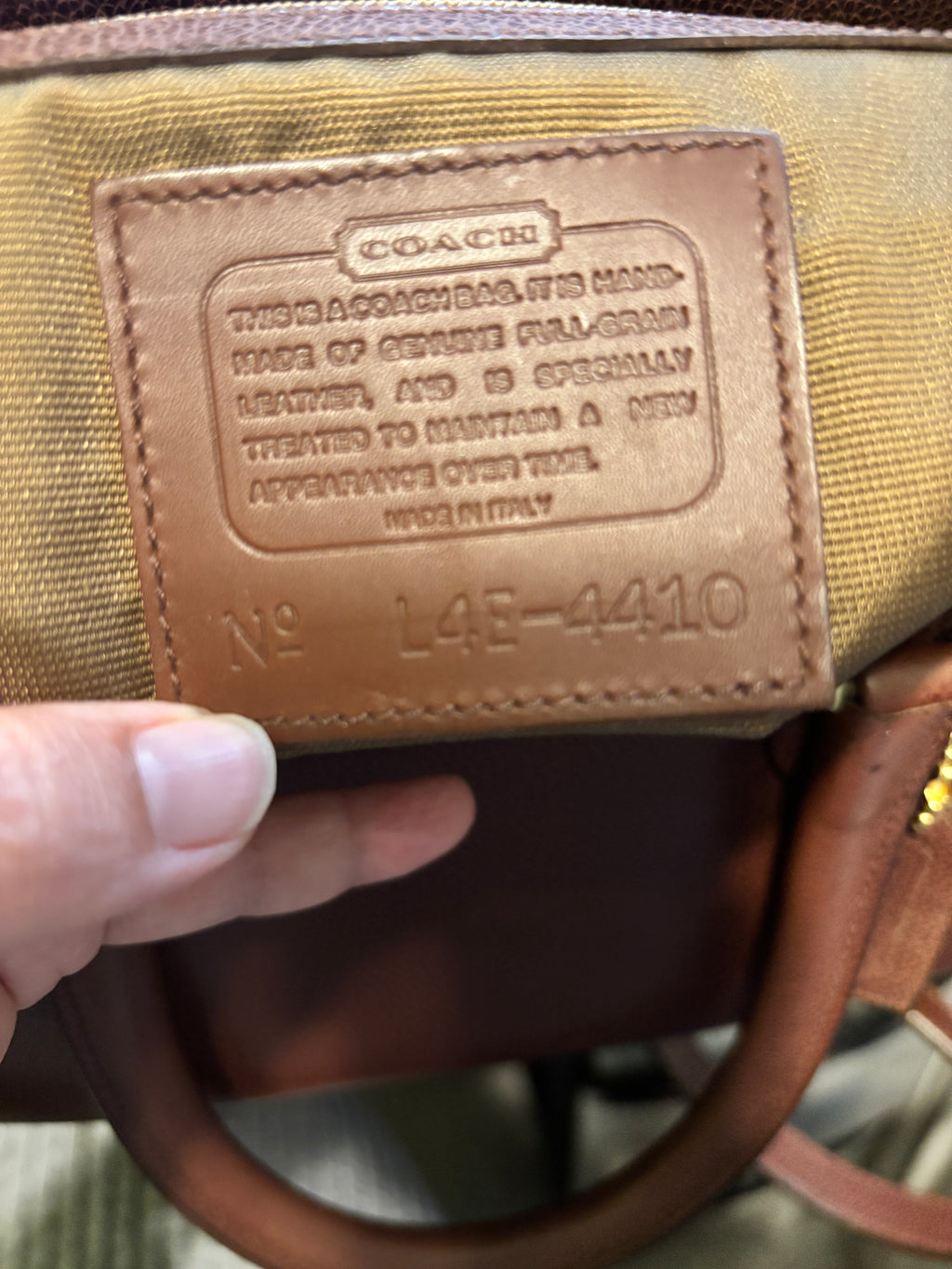 🤎✨ VINTAGE COACH Sutton Satchel 4410 | MAPLE Leather | MADE IN ITALY 👜
