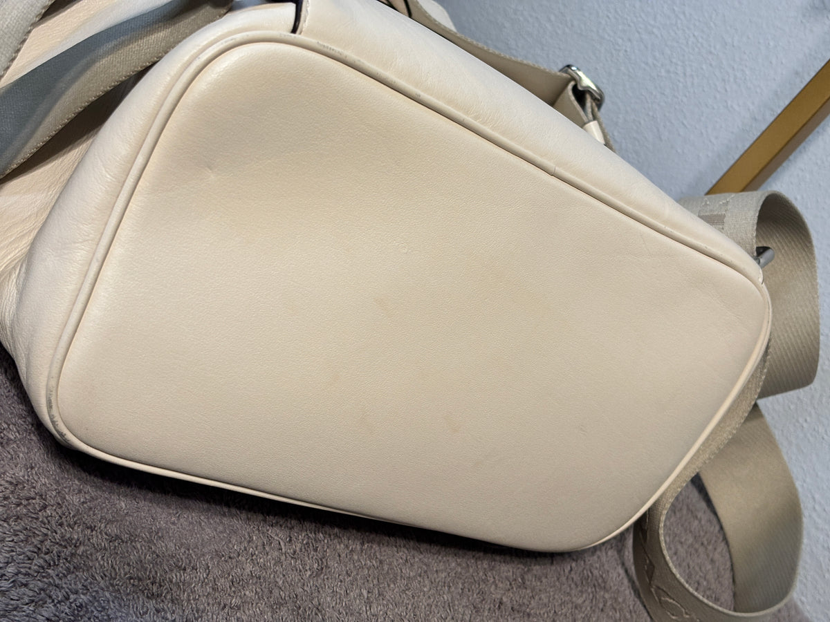 🤍✨ COACH Pace Backpack CR100 | Chalk Leather 🎒👜