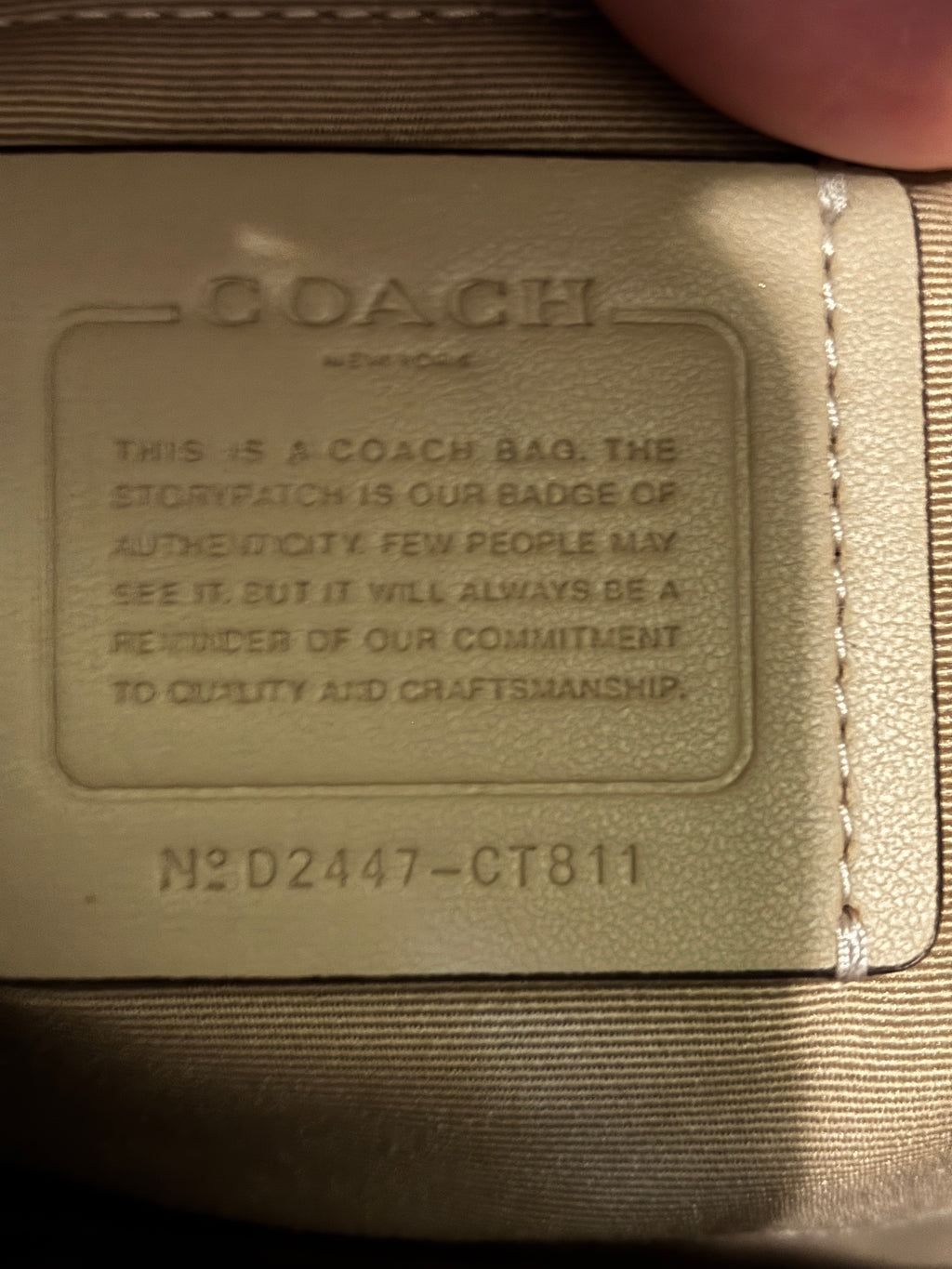 🤍✨ COACH Pace Backpack CR100 | Chalk Leather 🎒👜