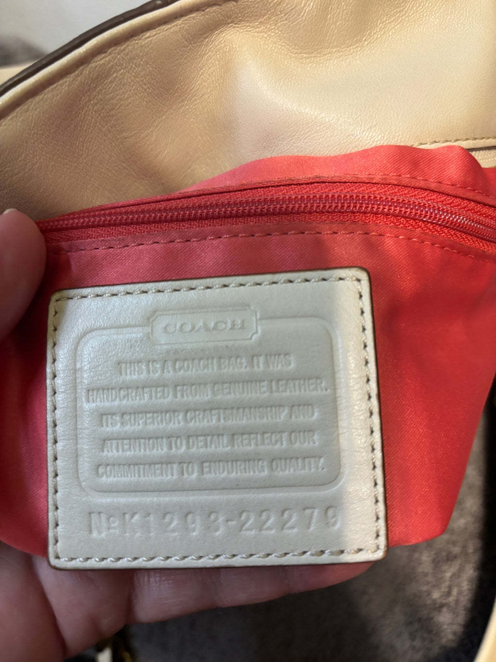 🤍❤️ Coach Madison Whipstitch Leather Tote – Style #22279 ❤️🤍