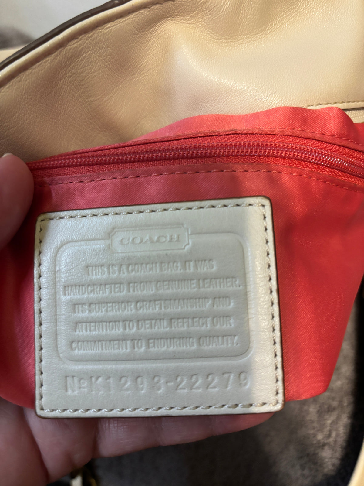 🤍❤️ Coach Madison Whipstitch Leather Tote – Style #22279 ❤️🤍